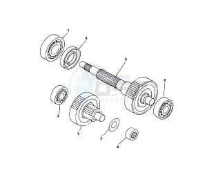 XC FLY ONE 150 drawing GEAR GROUP