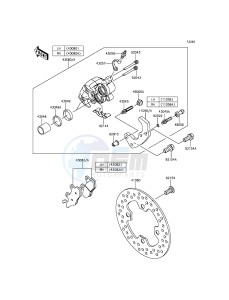 MULE PRO-DXT KAF1000BGF EU drawing Front Brake