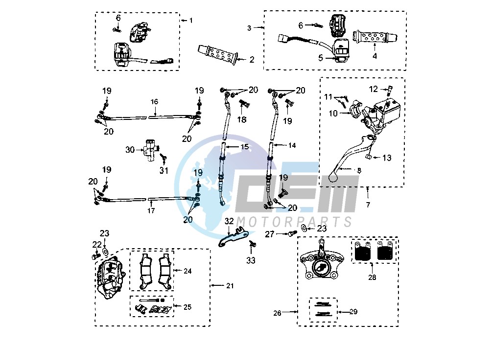 BRAKE CYLINDER-CALIPER