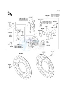 VN 1700 C [VULVAN 1700 NOMAD] (9FA) C9F drawing FRONT BRAKE