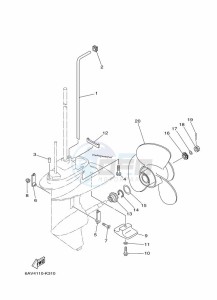 FT9-9LEL drawing LOWER-CASING-x-DRIVE-2