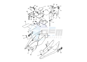 FZ6 600 drawing SIDE COVERS