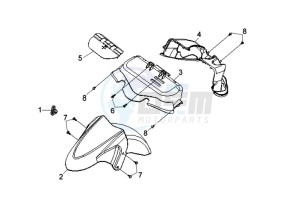 VS125S drawing FRONT FENDER