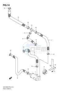 GZ125 (P02) drawing FUEL HOSE