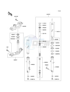 ER 500 A [ER5] (A3-A4) [ER5] drawing FRONT FORK