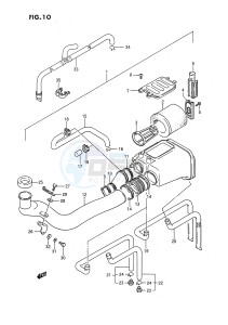 LT-F250 (E3) drawing AIR CLEANER (J K L)