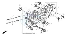 NVS502SH drawing LEFT CRANKCASE