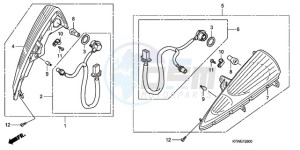 SH300AR9 UK - (E / ABS MKH SPC) drawing FRONT WINKER