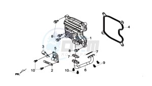 Joymax 300i ABS drawing CYLINDER HEAD COVER