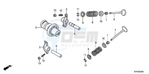 SH125RC drawing CAMSHAFT/VALVE