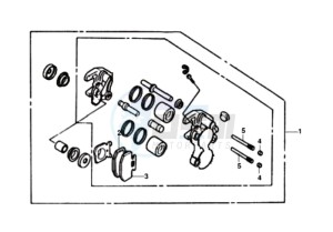 NITRO_50_L0 L0 drawing Front caliper assy