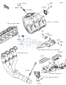 NINJA ZX-10R ZX1000SJFA XX (EU ME A(FRICA) drawing Fuel Injection