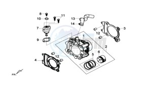 MAXSYM 600 I ABS EXECUTIVE EURO4 L7 drawing CYLINDER MET PISTON