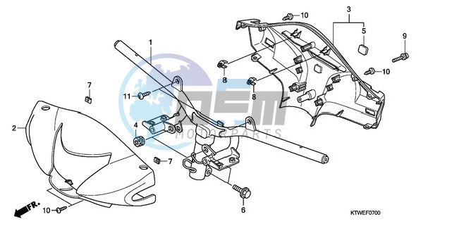 HANDLE PIPE/HANDLE COVER