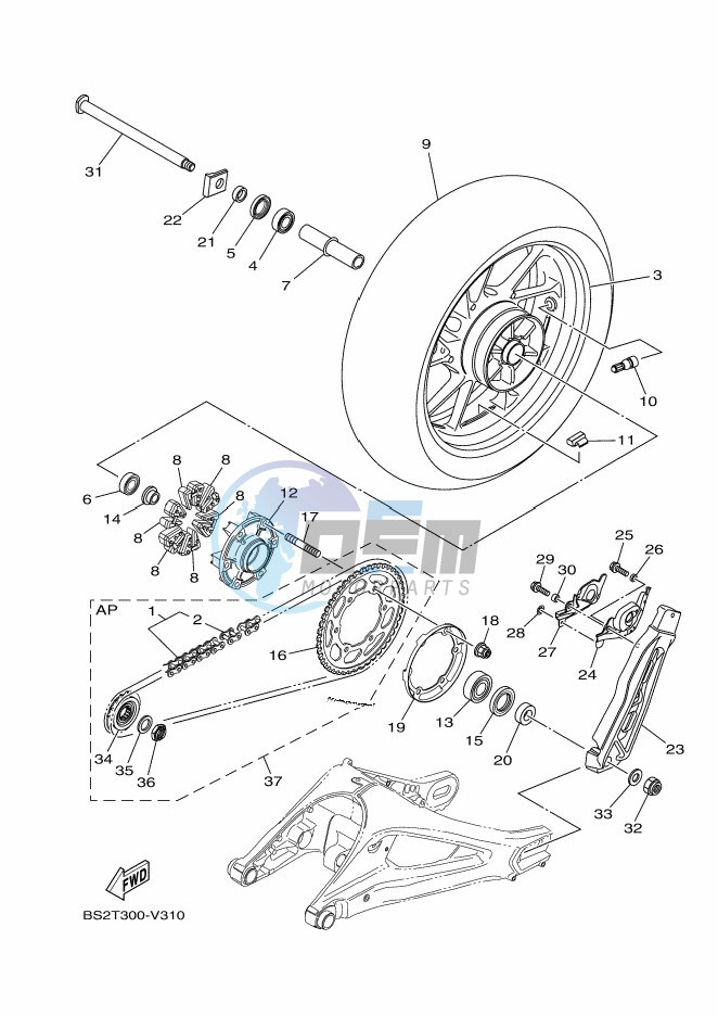 REAR WHEEL