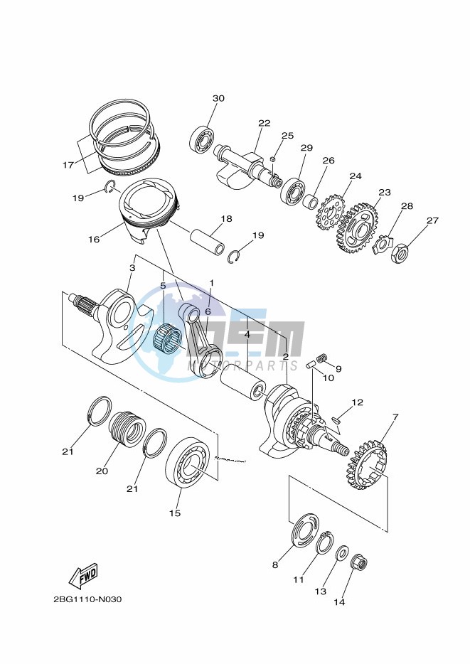 CRANKSHAFT & PISTON