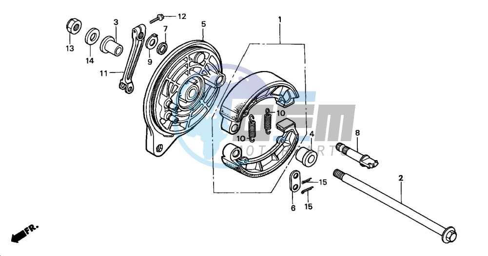 REAR BRAKE PANEL