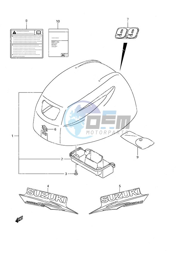 Engine Cover w/Remote Control