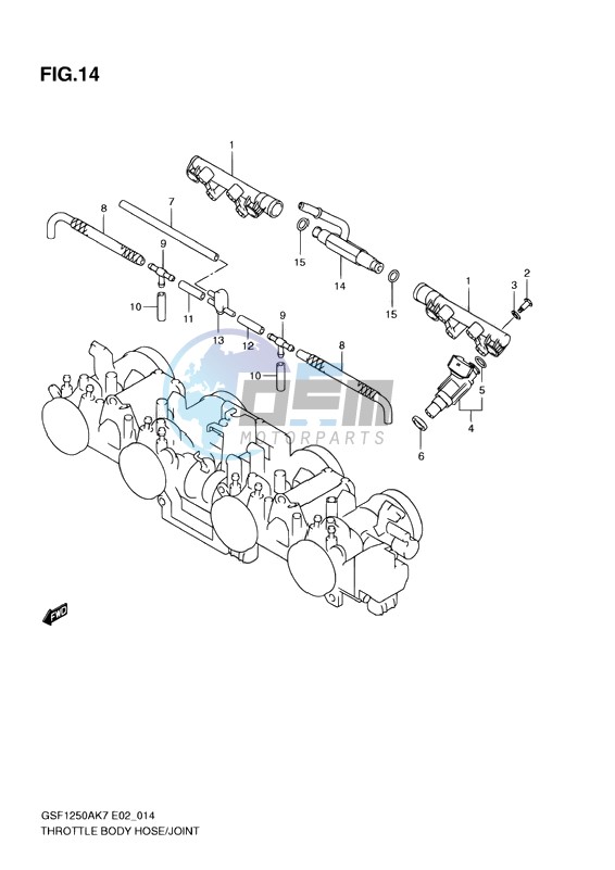 THROTTLE BODY HOSE-JOINT