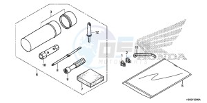 TRX250TMH Europe Direct - (ED) drawing TOOLS