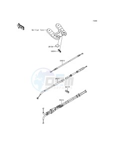 NINJA ZX-6R ZX600RFF FR GB XX (EU ME A(FRICA) drawing Cables