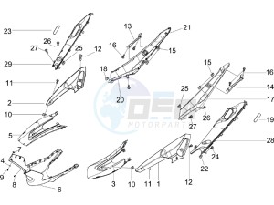 Runner 125 VX 4t SC drawing Side cover - Spoiler