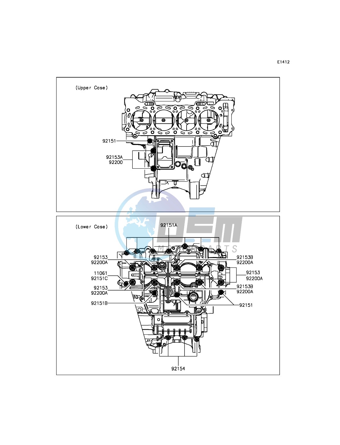 Crankcase Bolt Pattern