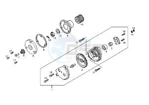 SENDA R - 125 drawing OIL PUMP