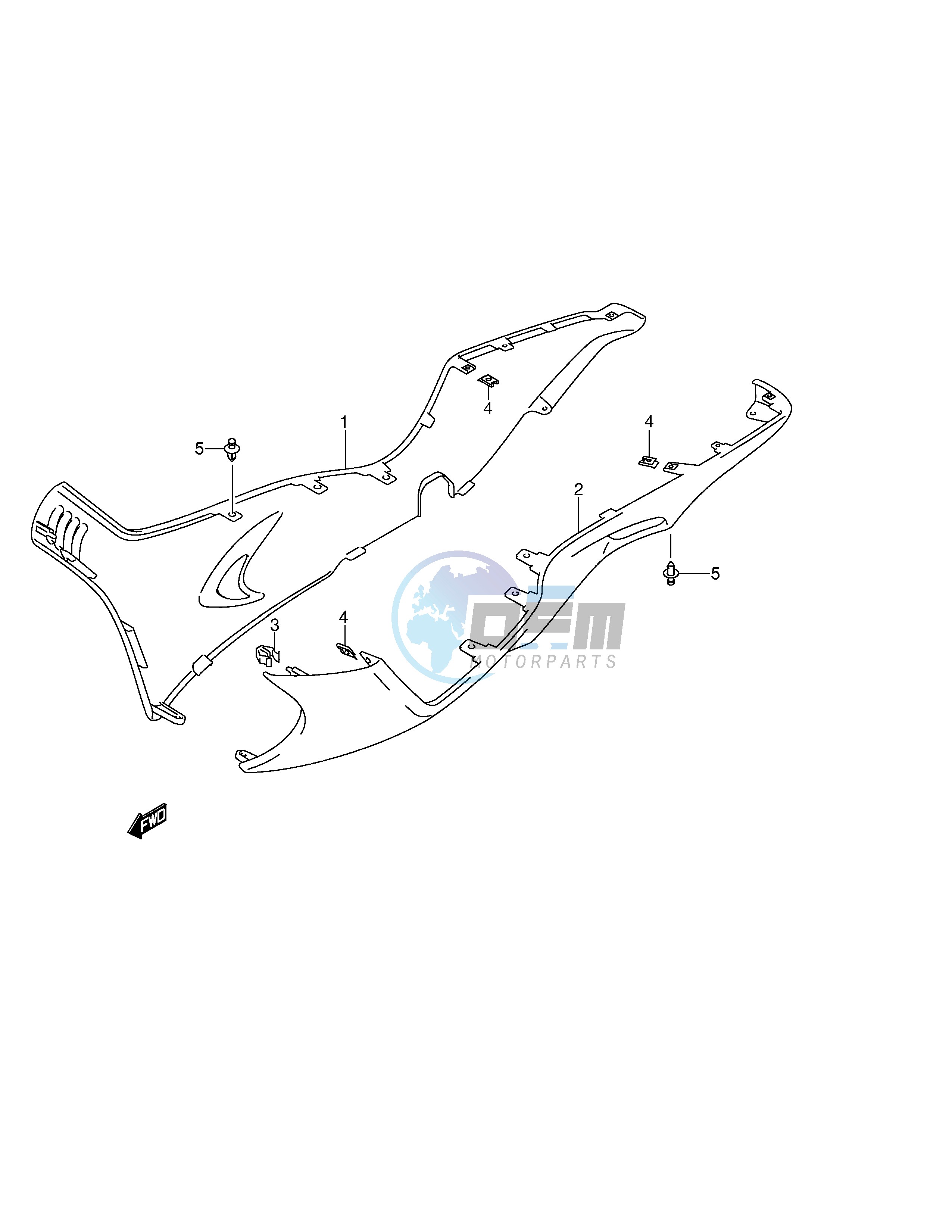 SIDE LEG SHIELD (MODEL K4,AN400K5 K6)