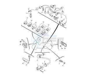 YP MAJESTY ABS 400 drawing ELECTRICAL DEVICES