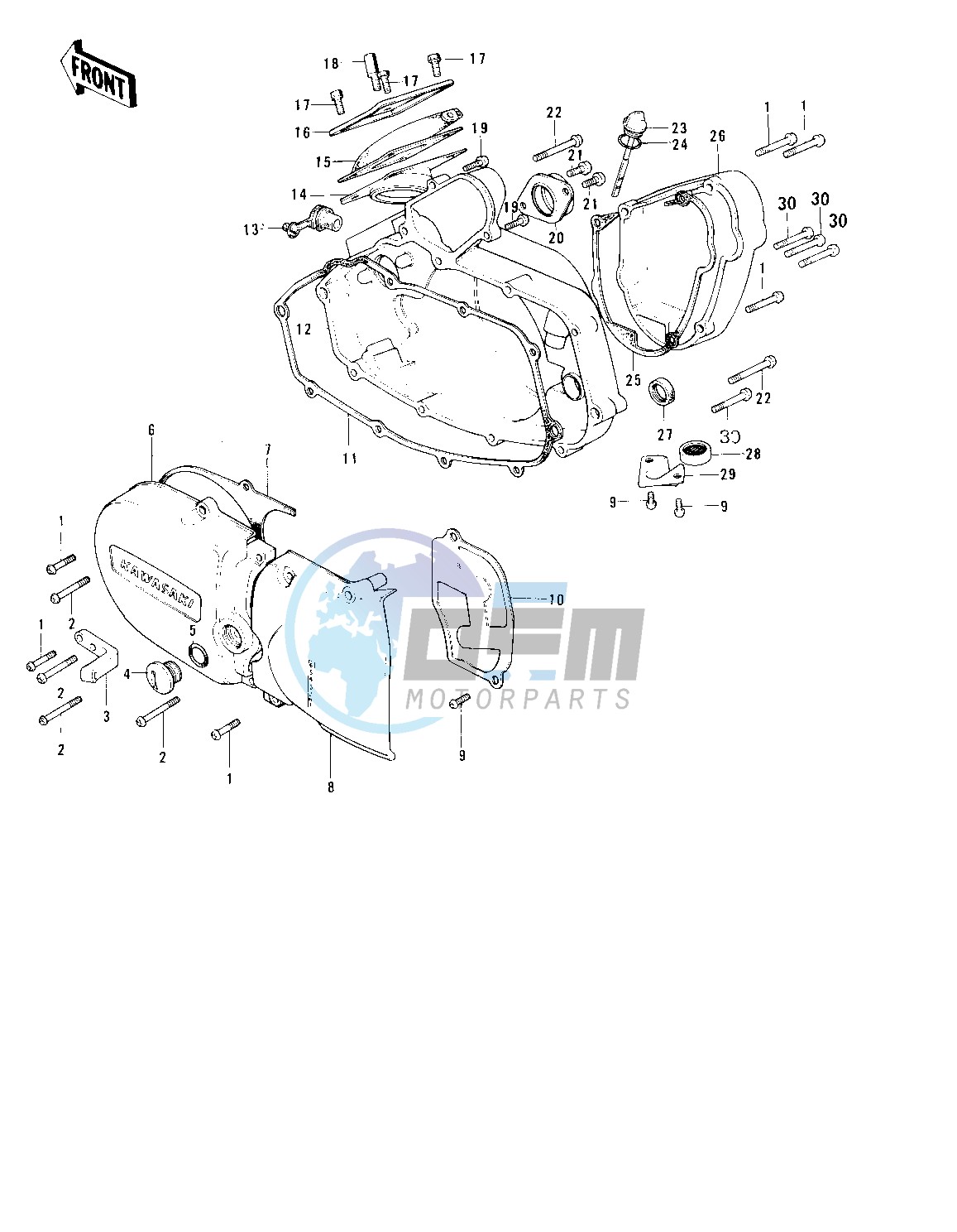 ENGINE COVERS -- 74-75- -