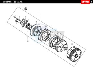 TANGO-125-E4-WHITE drawing CLUTCH