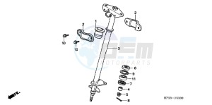 TRX90XE TRX90 Europe Direct - (ED) drawing STEERING SHAFT