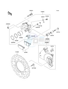 ZR 750 L [Z750 EU] (L7F-L8F) L7F drawing REAR BRAKE