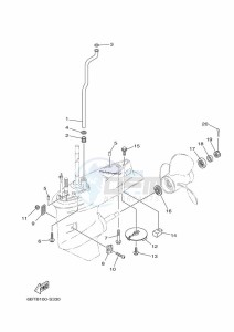 F30BET drawing PROPELLER-HOUSING-AND-TRANSMISSION-2