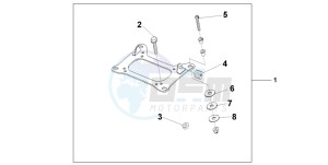 CBF600N drawing CARRIER BRACKET