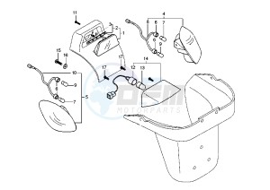 X9 250 drawing Taillight