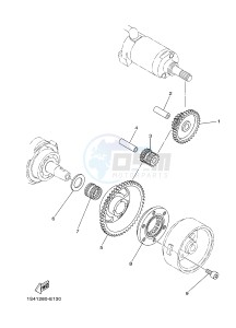 YZ250X (BJ41) drawing STARTER CLUTCH