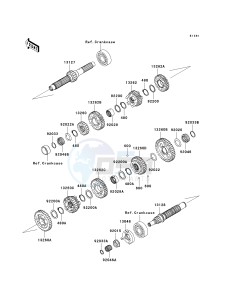 VN 1600 B [VULCAN 1600 MEAN STREAK] (B6F-B8FA) B7FA drawing TRANSMISSION