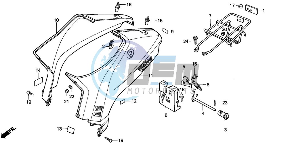 BODY COVER/ LUGGAGE CARRIER