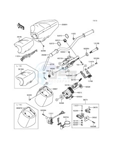 JET SKI ULTRA LX JT1500KEF EU drawing Handlebar