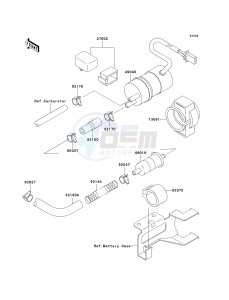 ZX 1100 D [NINJA ZX-11] (D1-D3) [NINJA ZX-11] drawing FUEL PUMP