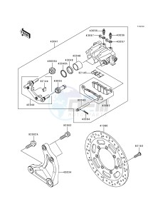 VN 1500 L [VULCAN 1500 NOMAD FI] (L1) [VULCAN 1500 NOMAD FI] drawing REAR BRAKE