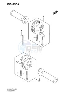 UH200 ABS BURGMAN EU drawing HANDLE SWITCH