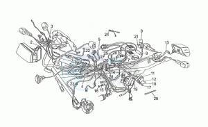 750 X Polizia - PA 2A Serie Polizia/PA 1A Serie drawing Electrical system