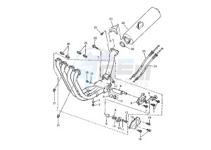 YZF R THUNDER ACE 1000 drawing EXHAUST