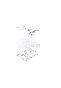 DF 20A drawing Remocon Cable Electric Starter