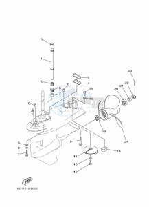 F50FETL drawing LOWER-CASING-x-DRIVE-2