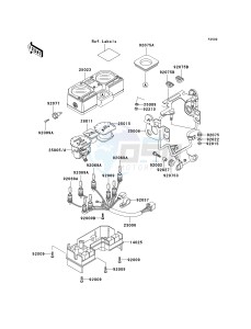 KL 250 D [KLR250] (D15-D19) [KLR250] drawing METER-- S- -