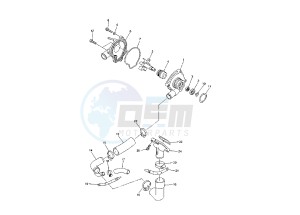 FZ6-S FAZER 600 drawing WATER PUMP